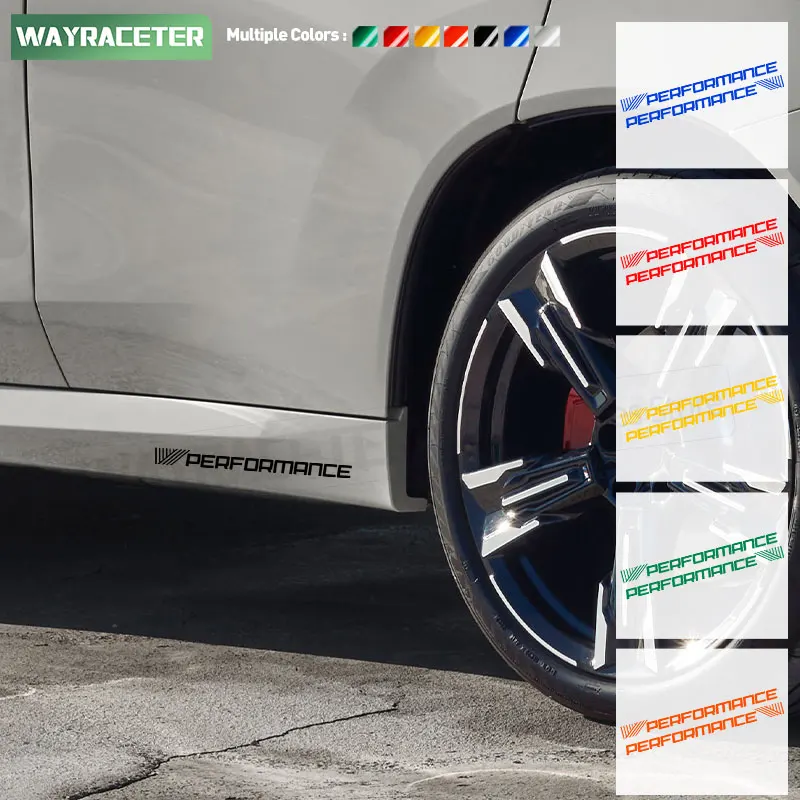 2 قطعة الباب الجانب الجسم ملصق الإبداعية عاكس م الأداء مائي لسيارات BMW 1 سلسلة F70 2024 2025 X3 G45 iX i20 اكسسوارات