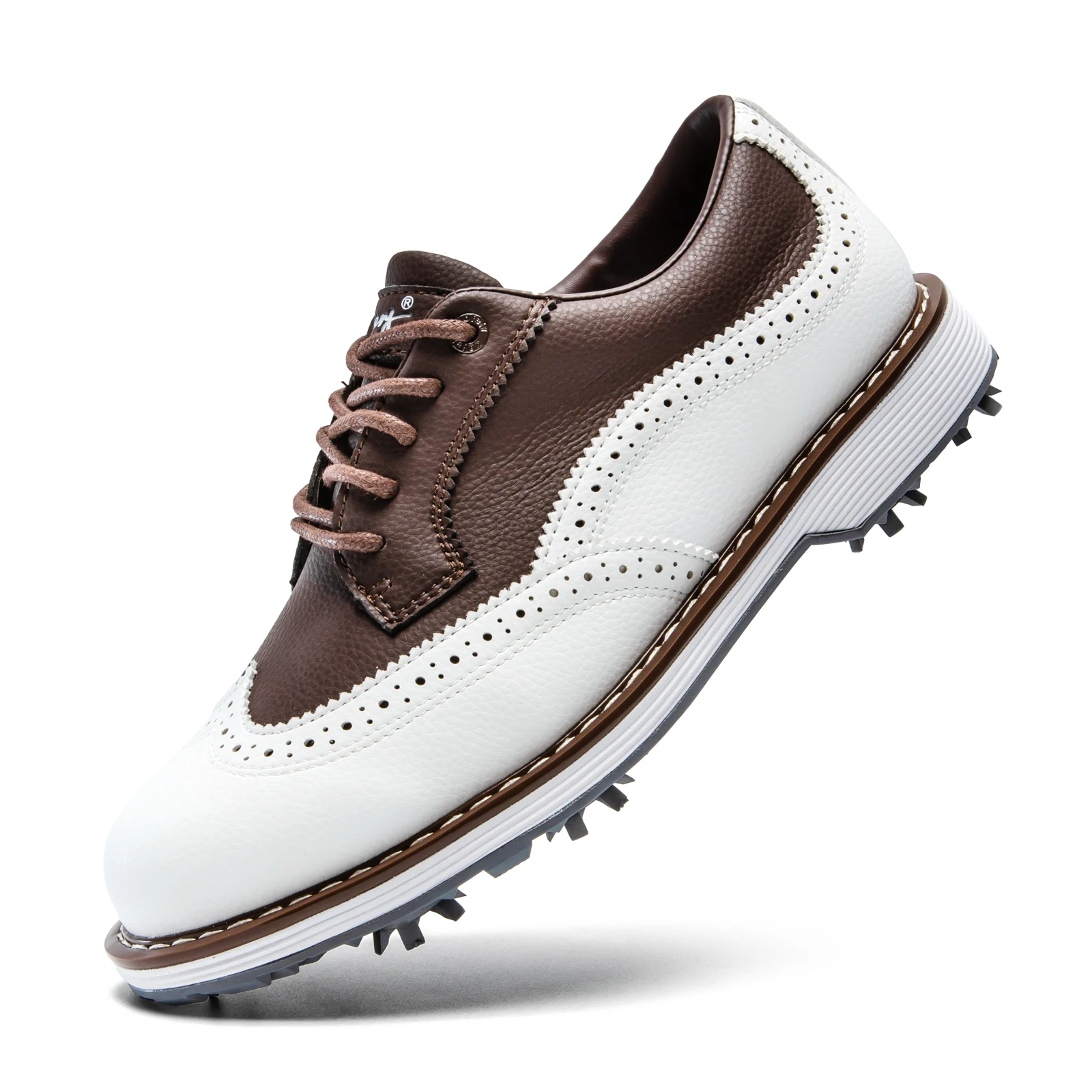 UOFEIY Softlite Professional Men's Golf Shoes Spiked Business Breathable Comfortable view 6