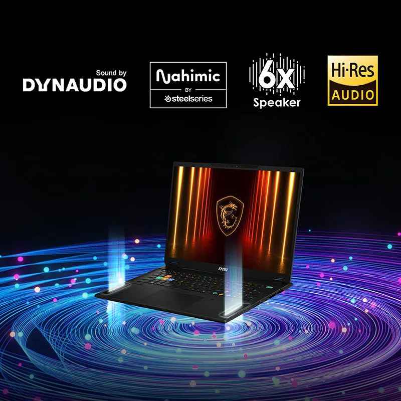 2025 MSI Stealth A18 AI كمبيوتر محمول للألعاب 18 بوصة MiniLED 4K UHD 120 هرتز شاشة Netbook AMD Ryzen AI 9 HX370 RTX5090 64GB 4TB دفتر