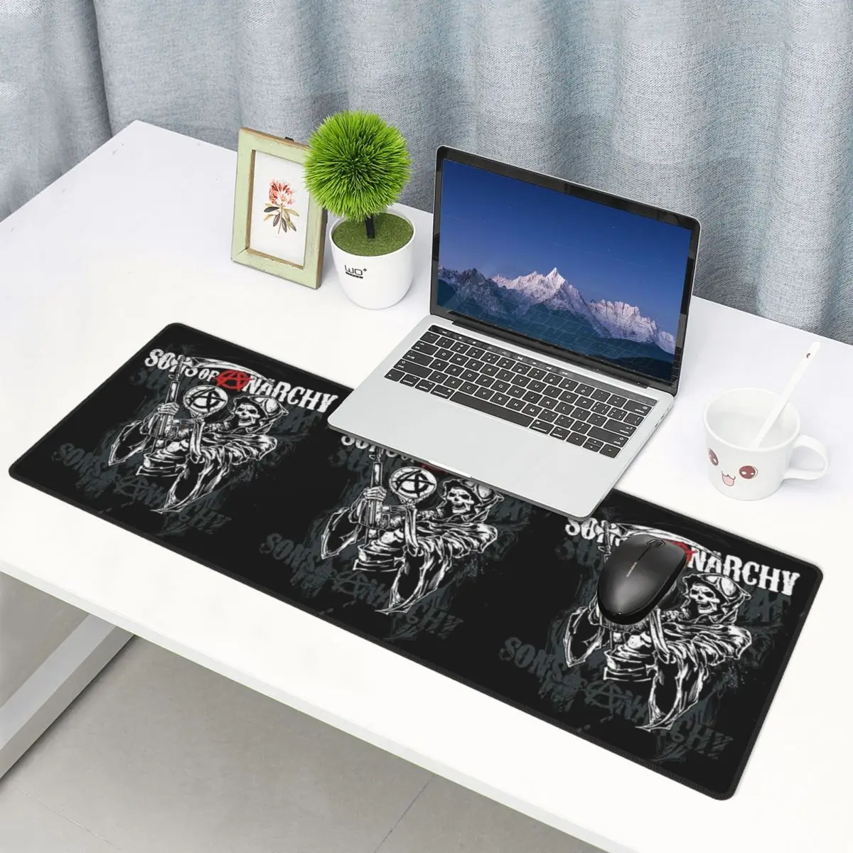Large Mouse Pad The Death Reaper Sons Of Anarchy Gamer PC Laptop Mats Keyboard Carpet Computer Gaming Desk Mat