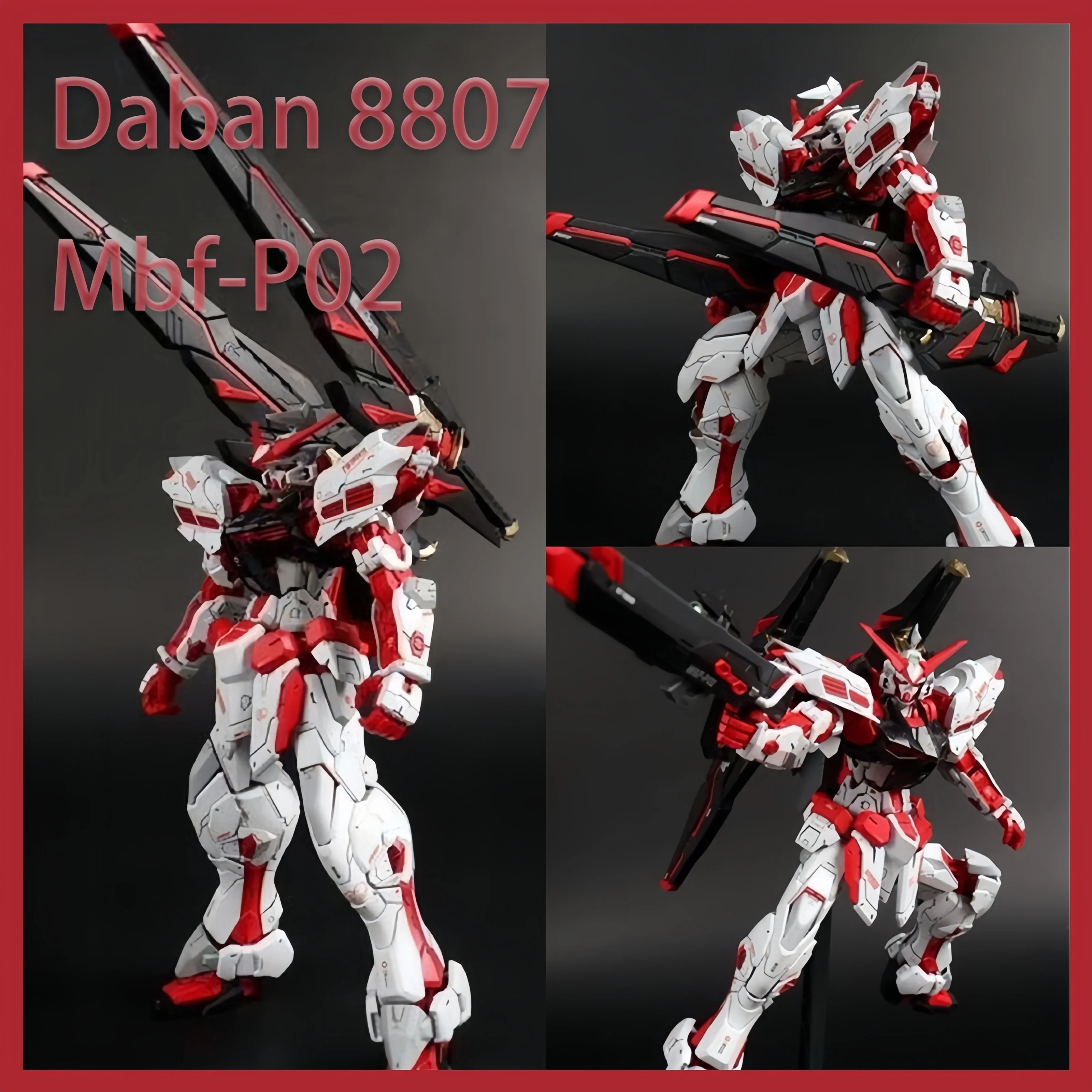 

Daban 8807 Mg 1/100 Mbf-P02 Astray Red Frame Mars Original Assembly Model Kits Plastic Skeleton Action Robot Plastic Model