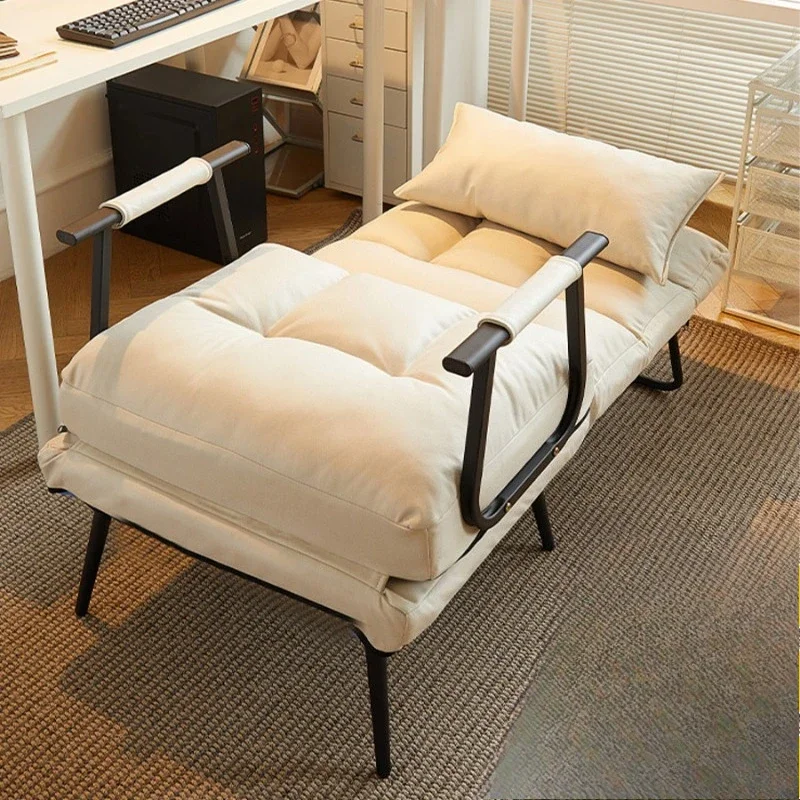 Sit and sleep on a folding recliner,and take a lunch break on a backrest sofa.