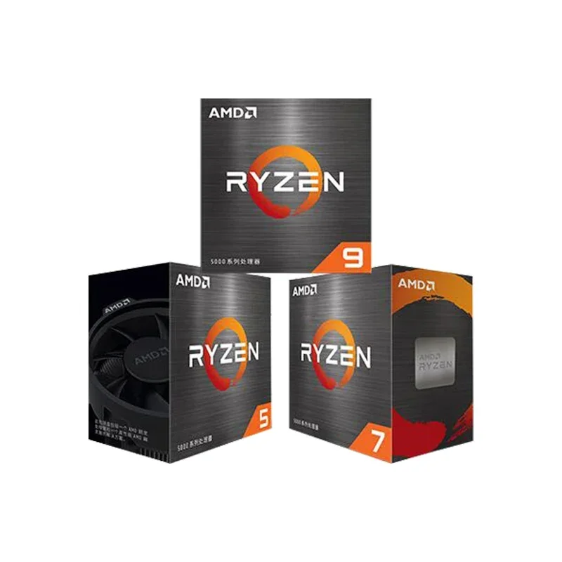 AMD Ryzen 5 5500 R5 5500 3.6 GHz 6-Core 12-Thread CPU Processor 7NM L3=16M 100-000000457 Socket AM4 No Fan