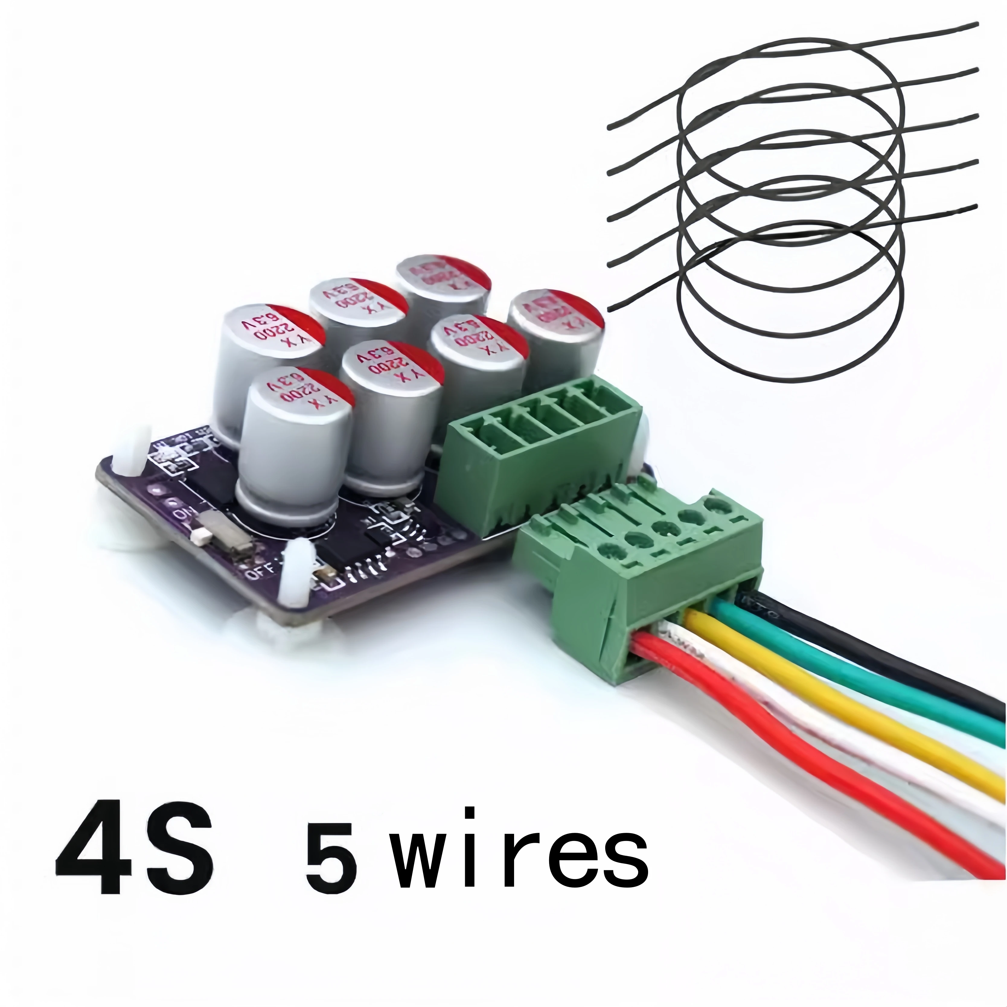 4S/6S 6A Lithium-Batterie Hochstrom-Kapazitive Aktive Ausgleichsplatine mit Hoher Präzision und Geringer Wärmeentwicklung – Detail 2