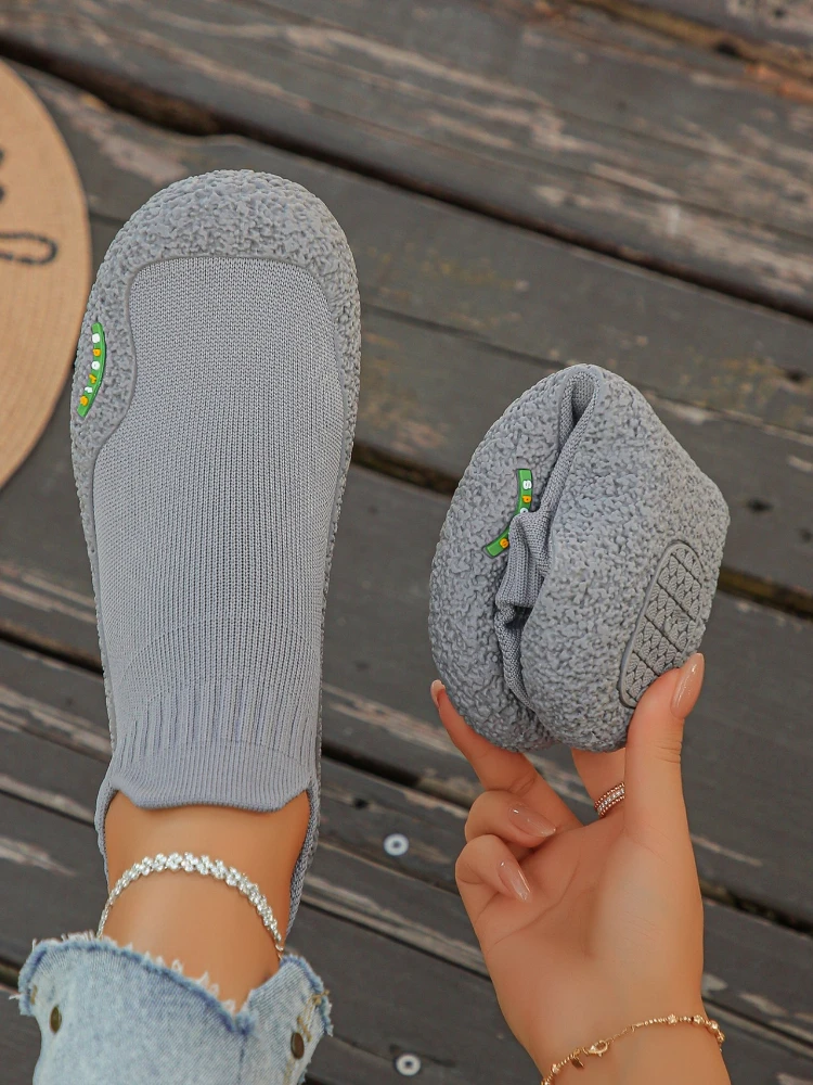 Aqua Water Shoes Non Slip High Top Barefoot Swim Socks Breathable Quick Dry Knit Beach Shoes Unisex Outdoor Diving Yoga Fitness view 5