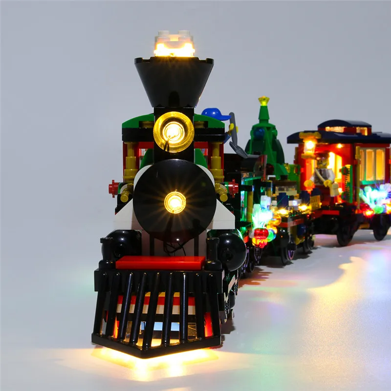 City Lighting Set For 10254 Winter Village Winter Holiday Train Movie Not Include Building Block (Only Led Light Kit)