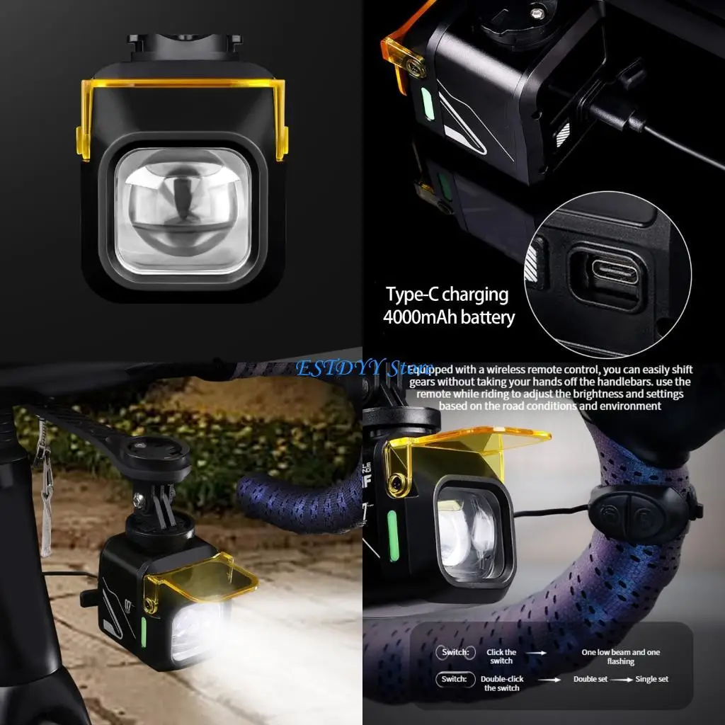 

G6DE Передний фонарь для велосипедов с дистанционным управлением для езды на велосипеде по дорогам