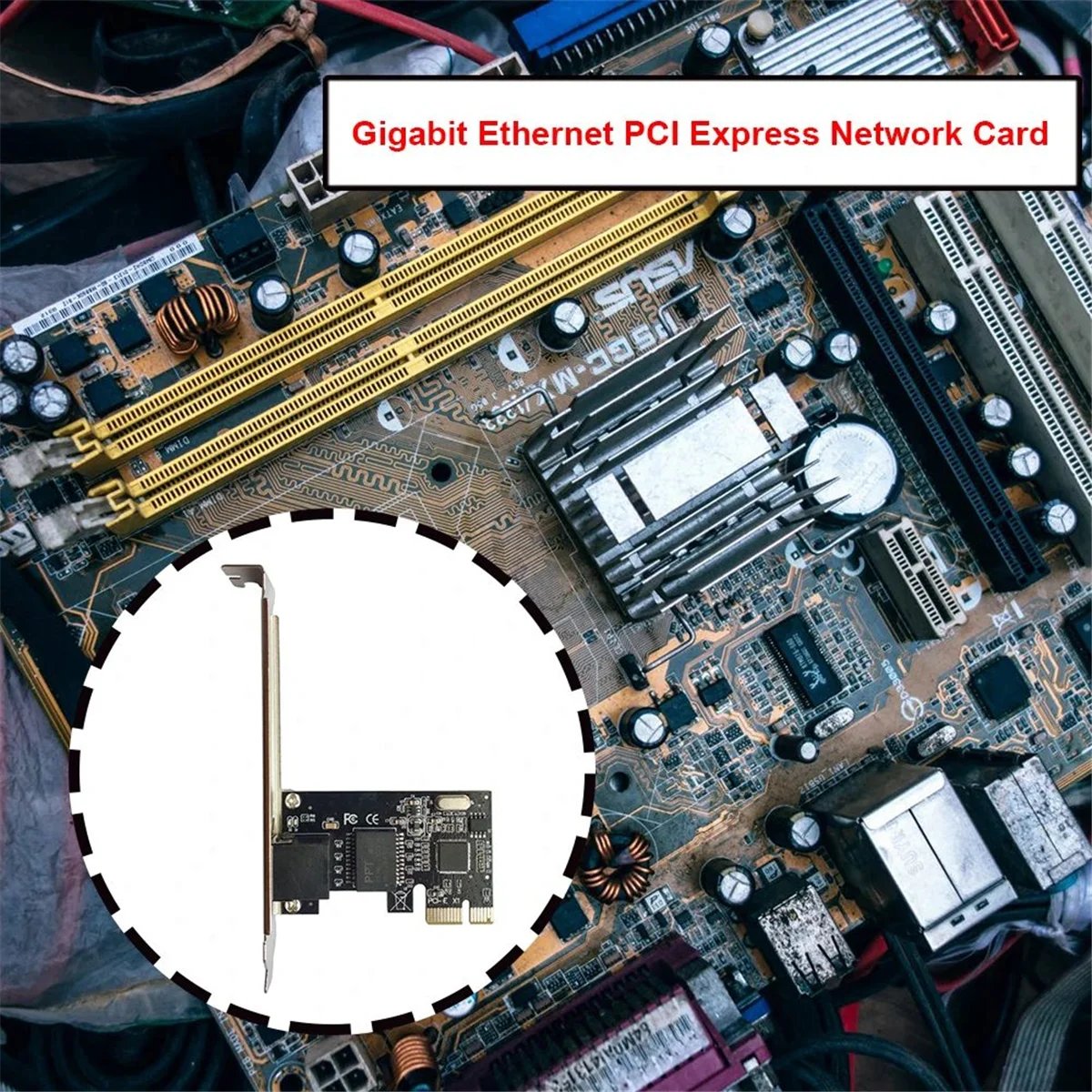 

Сетевая карта PCI-E 1000 Мбит/с Gigabit Ethernet PCI Express 10/100/1000M RJ45 LAN-адаптер-конвертер для настольного ПК