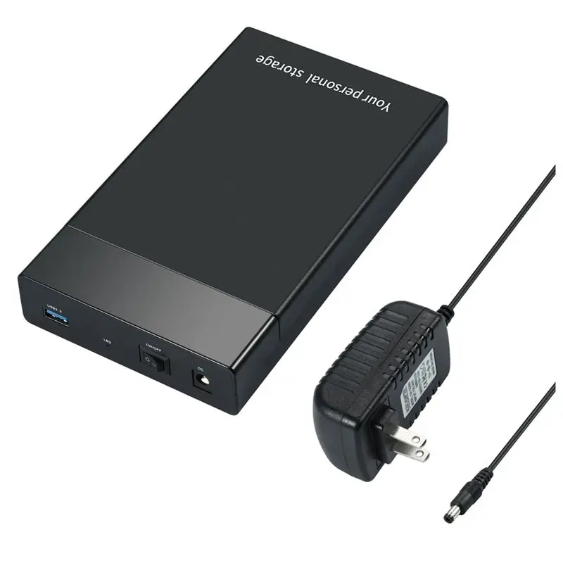 3.5Inch HDD External Box HDD 3.5 Inch 2.5Inch SATA To USB 3.0 6Gbps HDD Enclosure SATA III SSD Case-AEF7