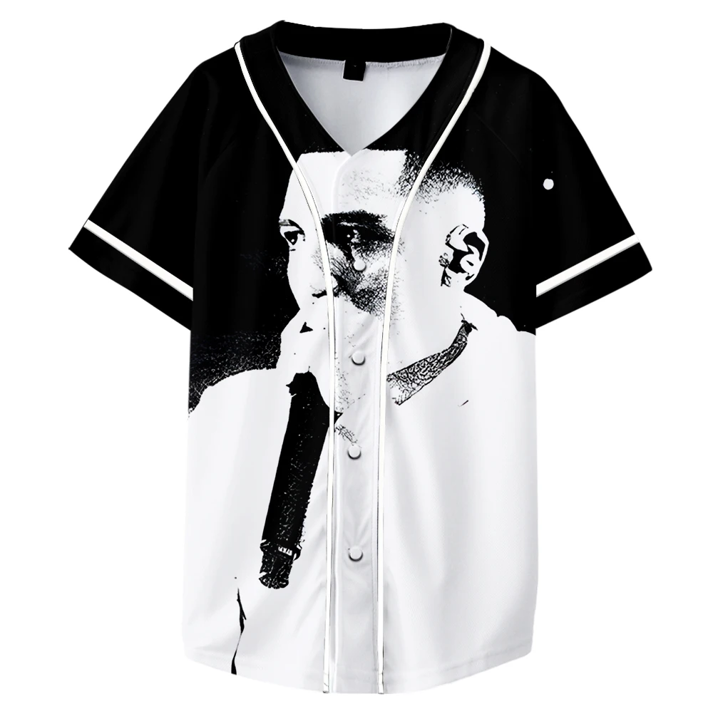 Morad Merch Baseball Jersey Men/Women Casual Thin button Baseball uniform Oil Slick Custom Jersey Style4