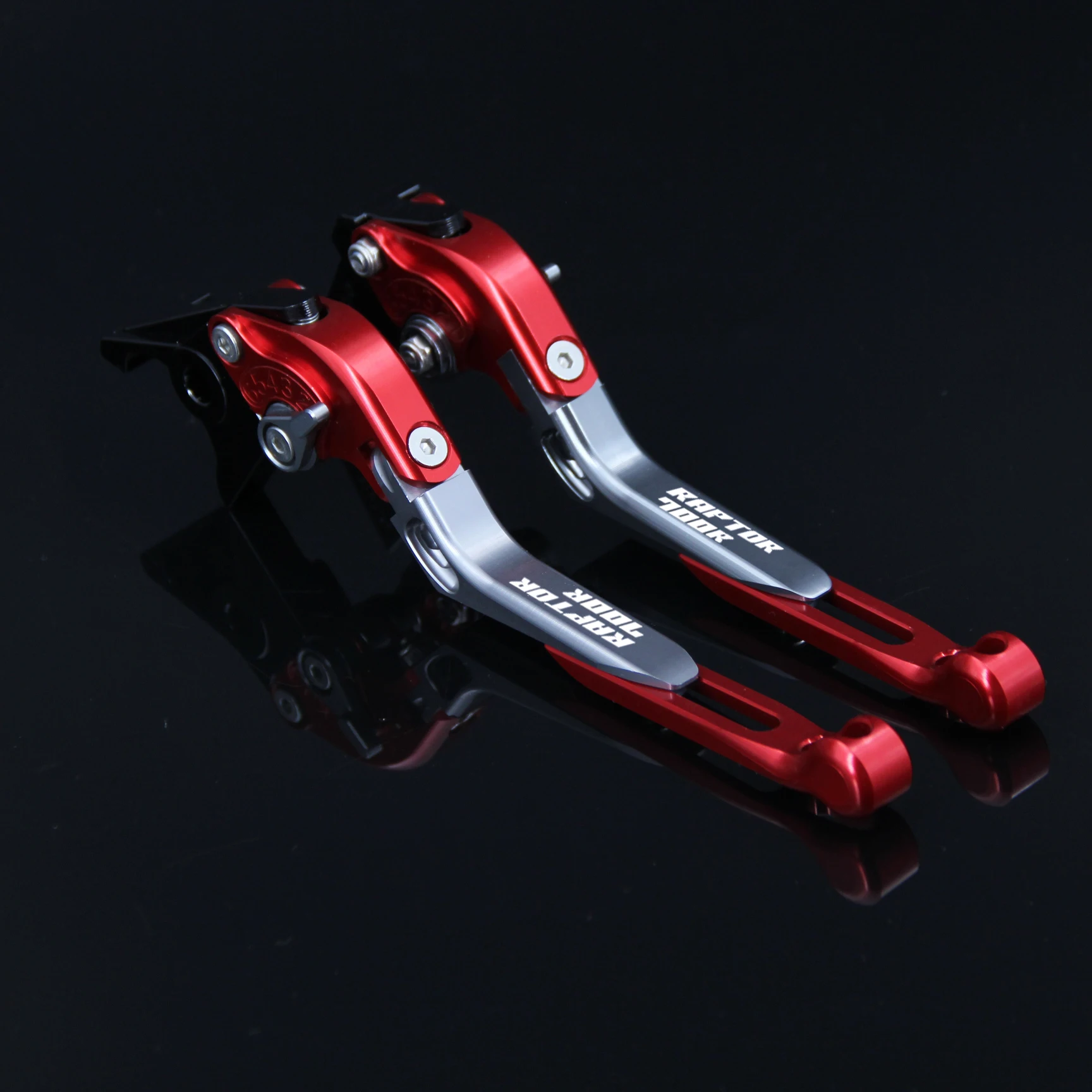 

RiderJacky® LOGO "Raptor 700R" Motorcycle CNC Brake Clutch Levers For Yamaha YFM700 Raptor 700R 2008 - 2017 (2009 2010 2011 2012