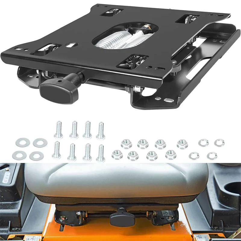 

Zero Turn Mower Seat Suspension Kit Fit for John Deere, Hustler, Z TRAK, Kubota, Exmark Lawn Mower, Tractor Seats, 1 "Suspension