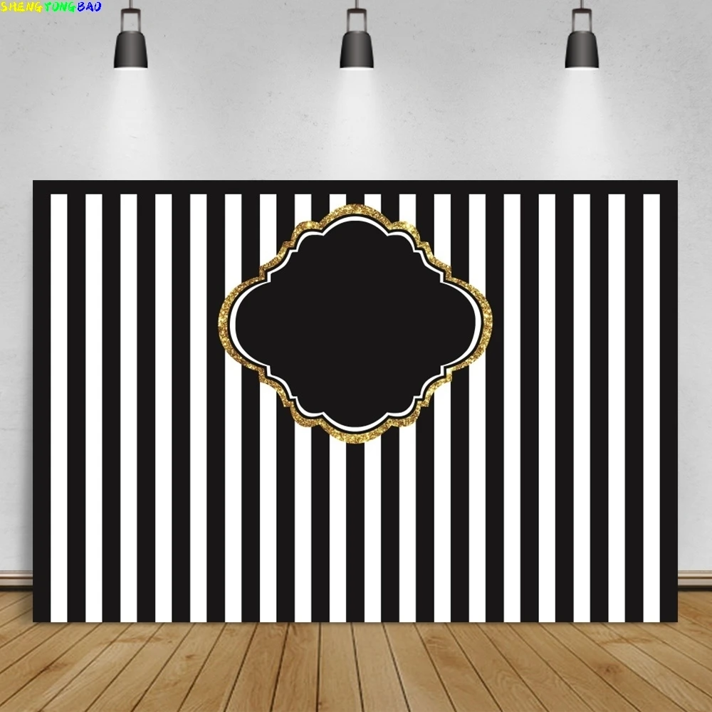 Stripes Backdrop For Photography Birthday Party Celebration Pattern Baby Poster Photographic Background Photocall Photo Studio