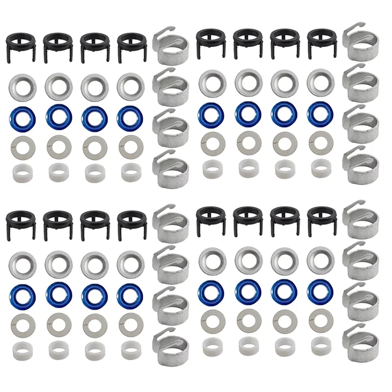 

96Pcs/16Set Fuel Injector O-Ring Seal Repair Kit 06H998907A For A3 A4 A5 A6 Q5 VW Golf Jetta CC 1.8 2.0T 06J998907A