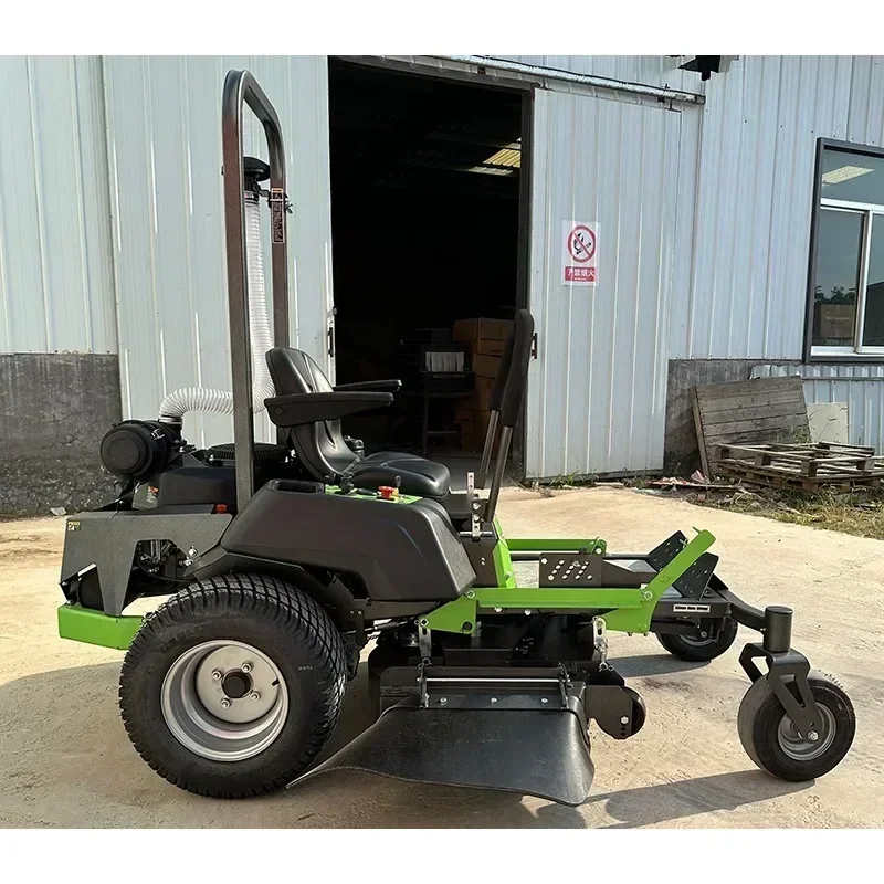 Heiße Verkäufe Fahrt auf Rasenmäher, Benzin, selbstfahrend, Rasenauto, 0-Drehung, Landschaftsbau-Unkrautjäter
