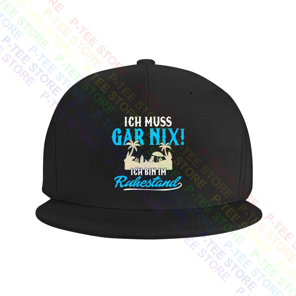 قبعة بيسبول محبوكة ، قبعات Snapback ، قبعة دلو ، Ich Muss Gar Nix Bin Im Ruhestand Kolpard Kleidung Ruhestand