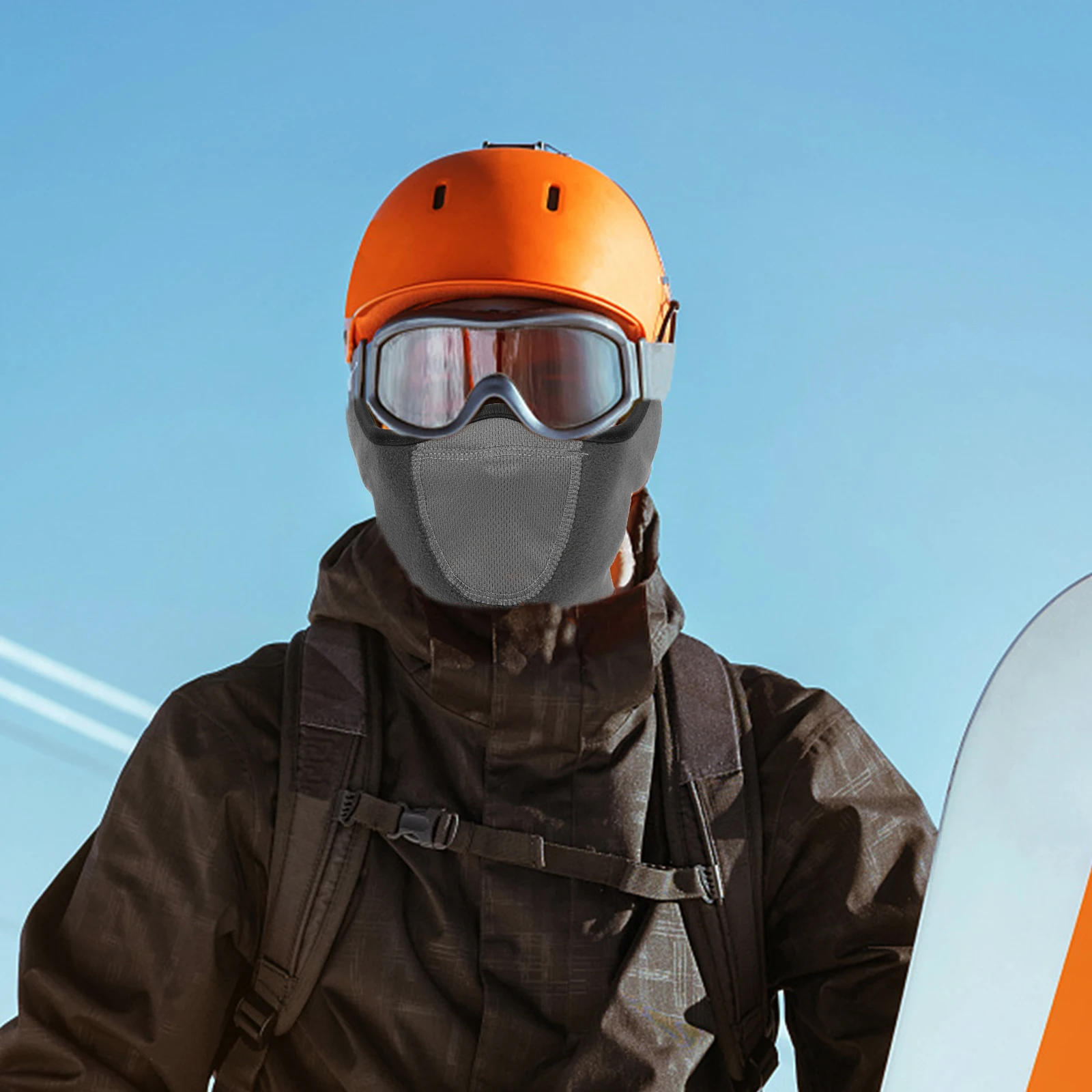 قناع الوجه الشتوي المقاوم للرياح لتدفئة الأذن منشفة الوجه القابلة لإعادة الاستخدام للرقبة لركوب الطقس البارد في الهواء الطلق غطاء الوجه الواقي