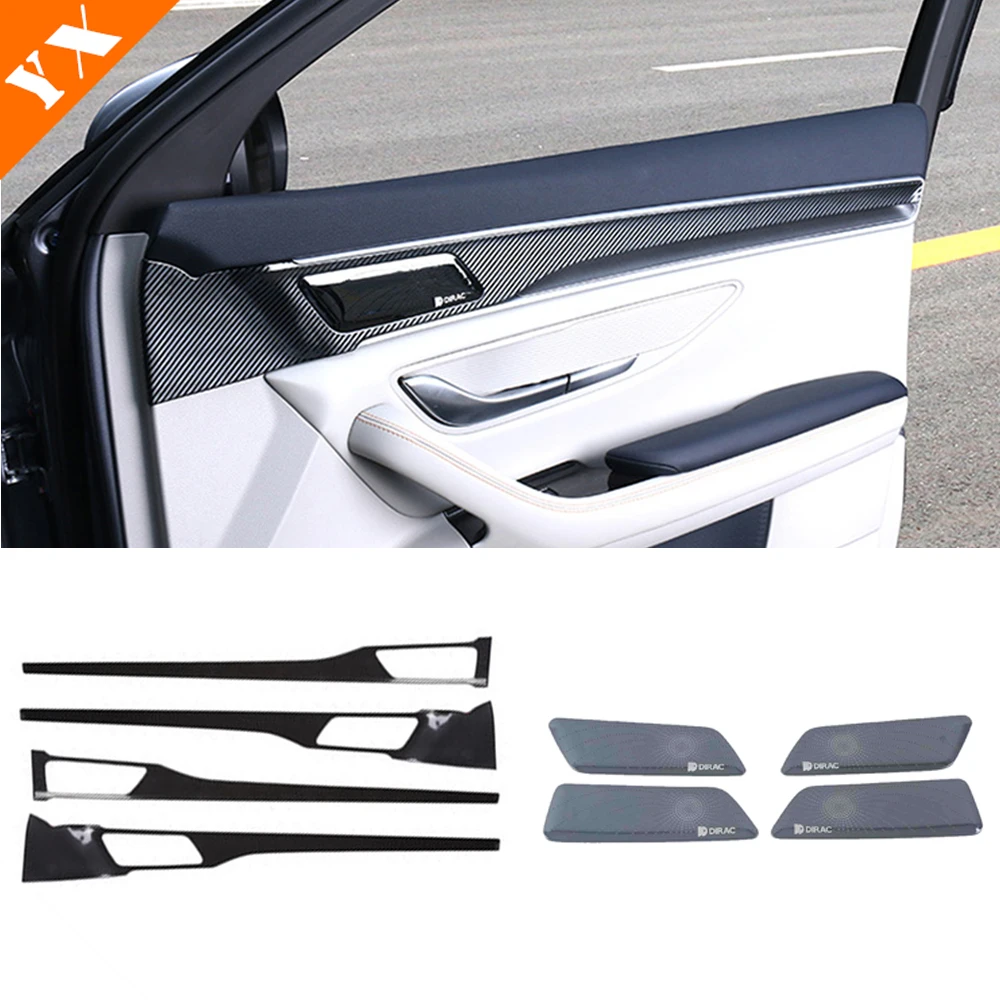 

Auto Accessories Car Interior Door Speaker Audio Horn Cover Trim Frame Sticker For BYD Song Plus Dmi Ev 2020 2021 2022 2023