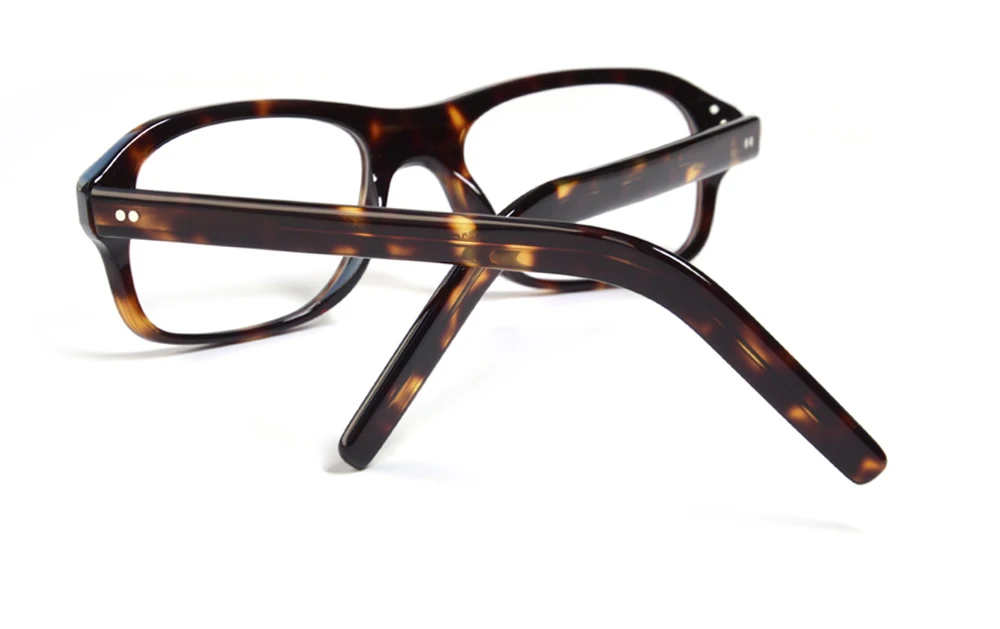 Kingmen Brillengestell für Männer Agent Eggsy Cosplay Brillenbrille Retro Rechteckige handgemachte Acetat verschreibungspflichtige Brille – Detail 9