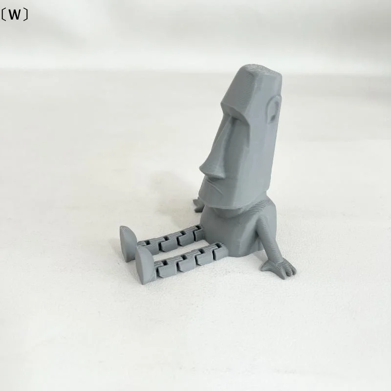 〔W〕Estátua Criativa de Moai Articulada, Escultura de Pessoa Pequena para Decoração de Páscoa, Mini Figuras para Carro e Mesa〔Winter1〕
