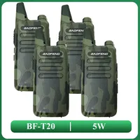 Baofeng 1/4PCS BF-T20 5W Mini Walkie Talkie Kid’s Toys USB Charging Upgraded of BF-C9 KD-C1 BF-777S Two Way Radios High Capacity
