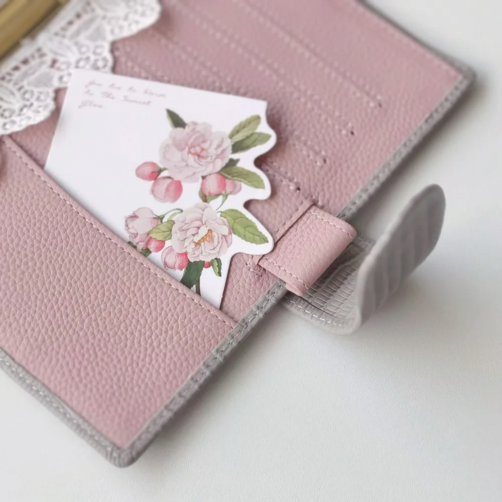 Genuine Leather A6 Personal Notebook Diary Planner Croc Grain 26mm Rings Journal Stationery Notepad Agenda Organizer Big Pocket