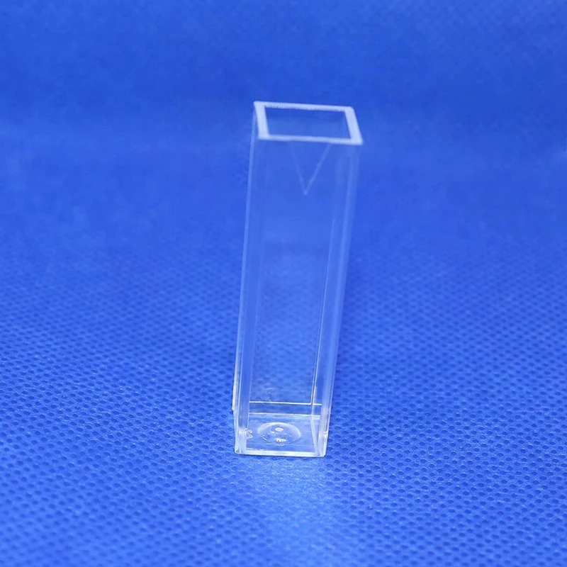 A04R Polystyrene Disposable Cuvette Spectrophotometry Cuvettes for 4.5 Ml, Pack of 100 (Disposable) Disposable Cuvette PS