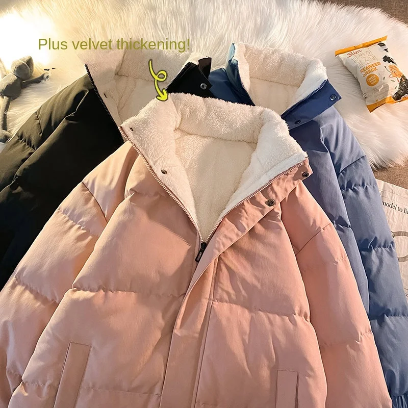 

2025 popular winter new cotton clothing men's trendy jacket for both men and women, fashionable and casual cotton clothing for c