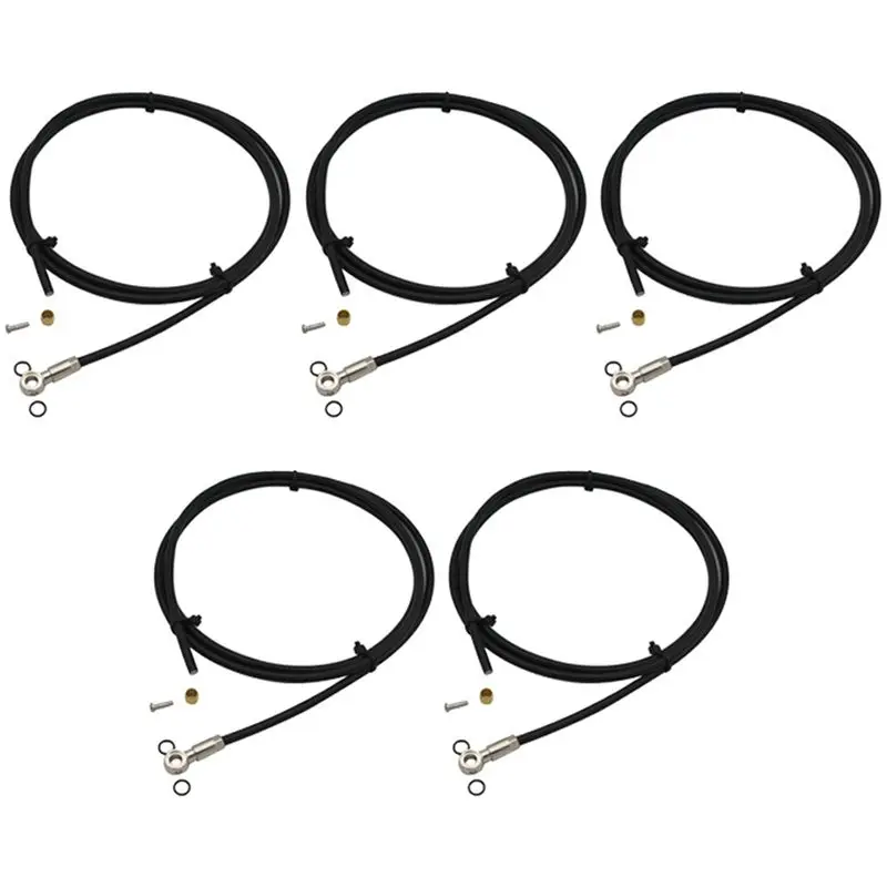 CGDS-5Pcs 2M Mtb Bicycle Cuttable Hydraulic Disc Brake Tube Hose Line Cable Wire For Slx Xt Xtr Bh90 / Bh59