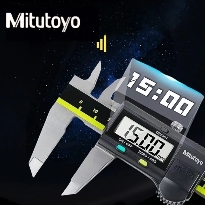 Calibrador Mitutoyo de 150/200/300 mm, Calibradores Vernier Digitales LCD de 8 Pulgadas, Calibrador Digital de Acero Inoxidable para Medición Electrónica