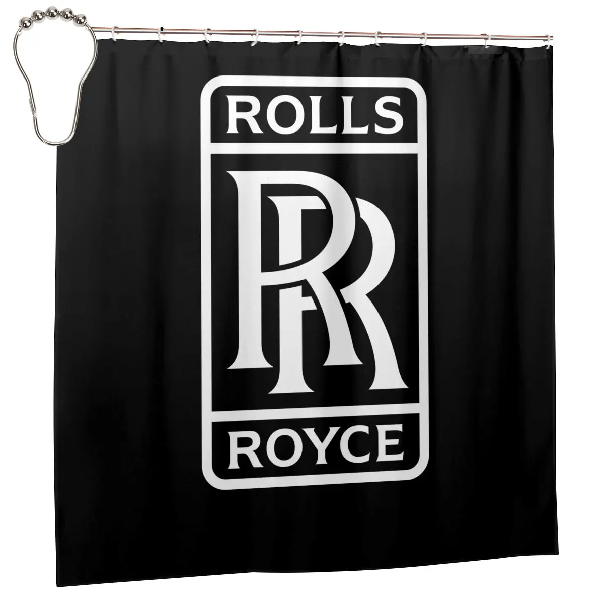 Rolls Royce Luxury Car Phantom Coupe Ghost Shower Curtain Bathroom Curtain Durable No Fading Waterproof Fabric