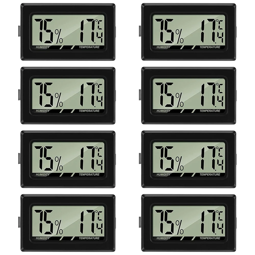 

Термометр-Гигрометр, цифровой мини-гигрометр с ЖК дисплеем для помещений, для офиса, детской комнаты, гостиной