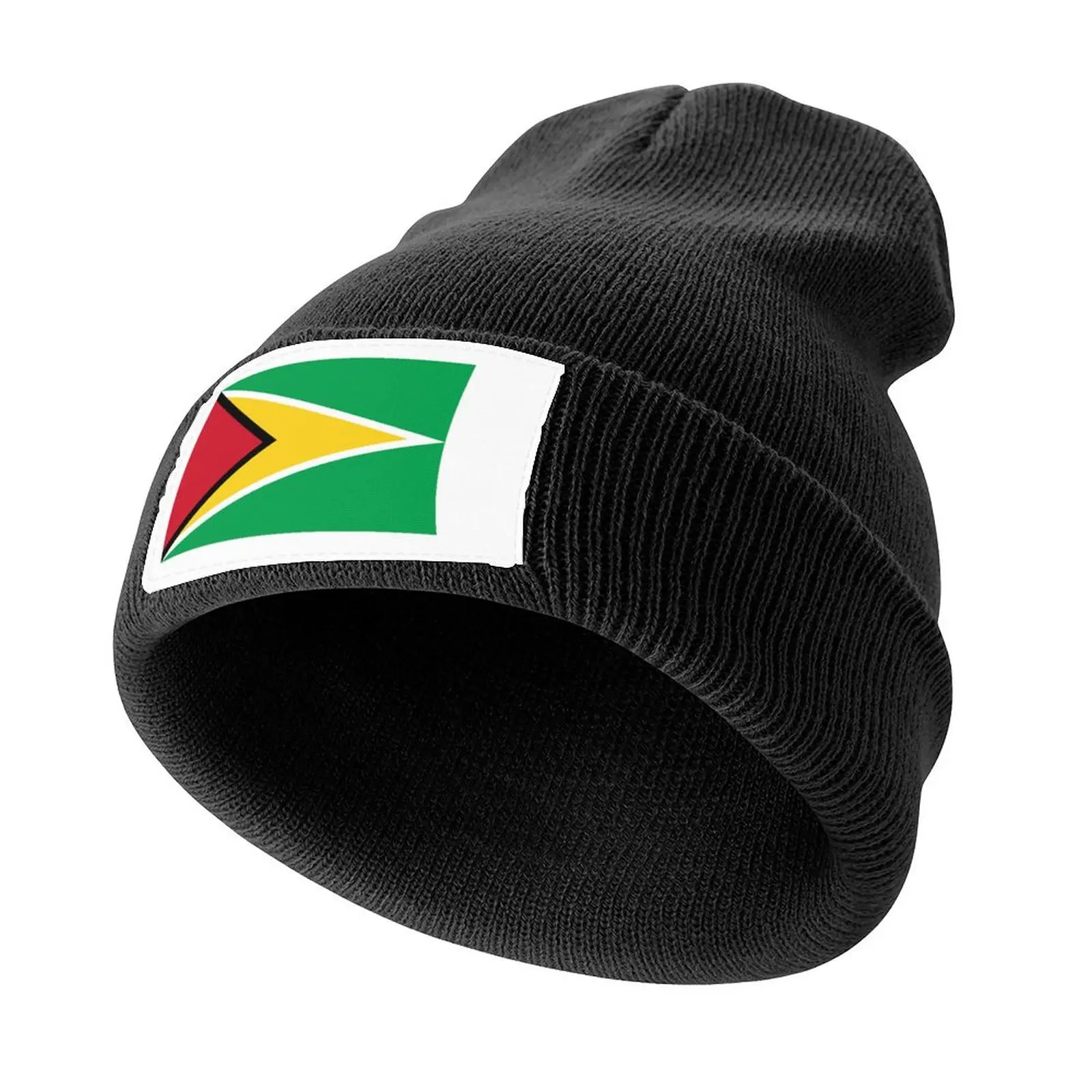 

Guyana National Flag Knitted Cap Christmas Hat |-F-| Men Women's