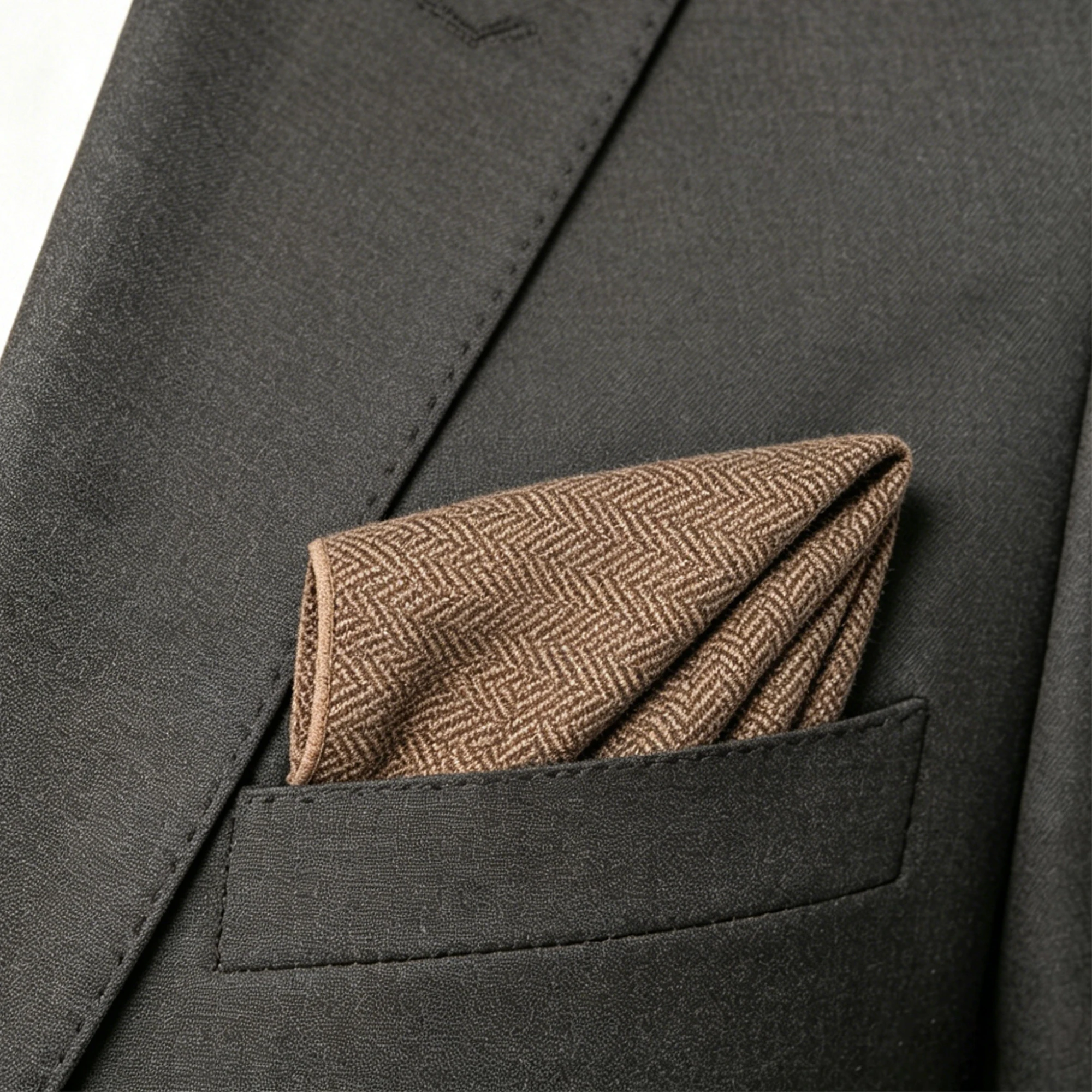 Men's Cashmere Plaid Pocket Square Scarf Pure-Colored Wool Handkerchief for Suits Wedding Parties Women's Accessory men's gifts