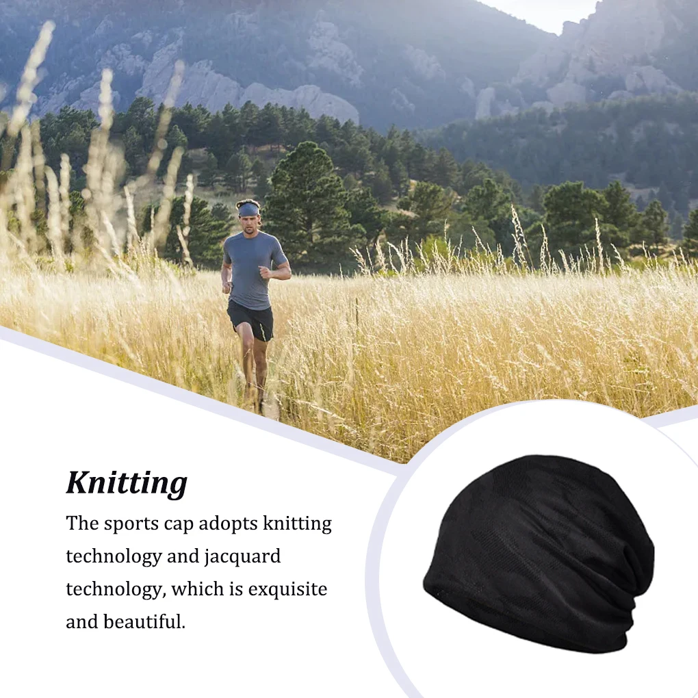 Summer Cool Running Cap Breathable Sport Caps Hiking Baseball Beanie Print Lightweight Portable Men Women Hats Orange