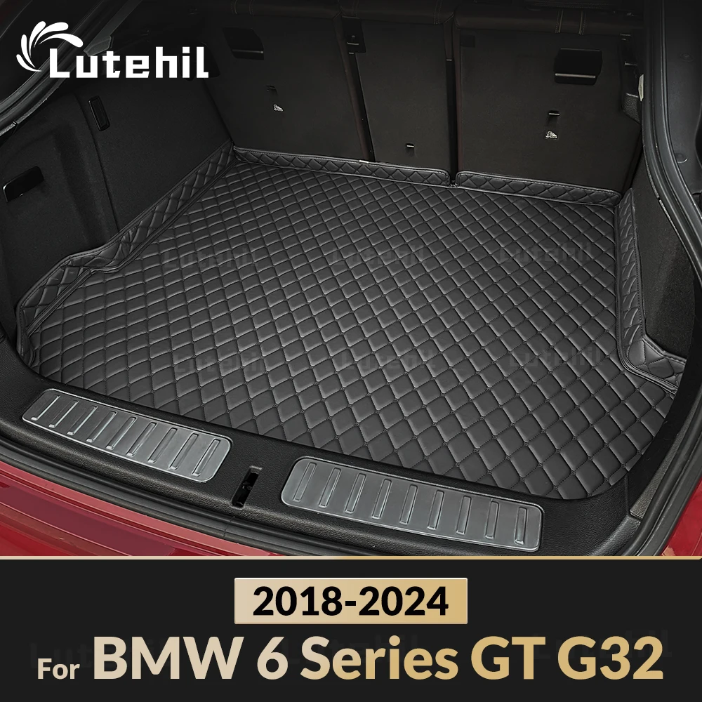 Lutehil Car Trunk Mat For BMW 6 Series GT G32 2018 2019 2020 2021 2022 2023 2024 Car Accessories Auto Interior