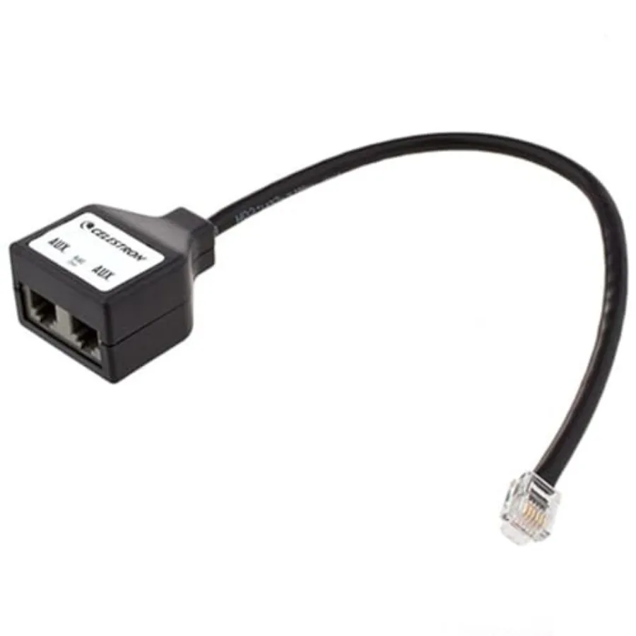 93919 Aux Port Splitter, Black