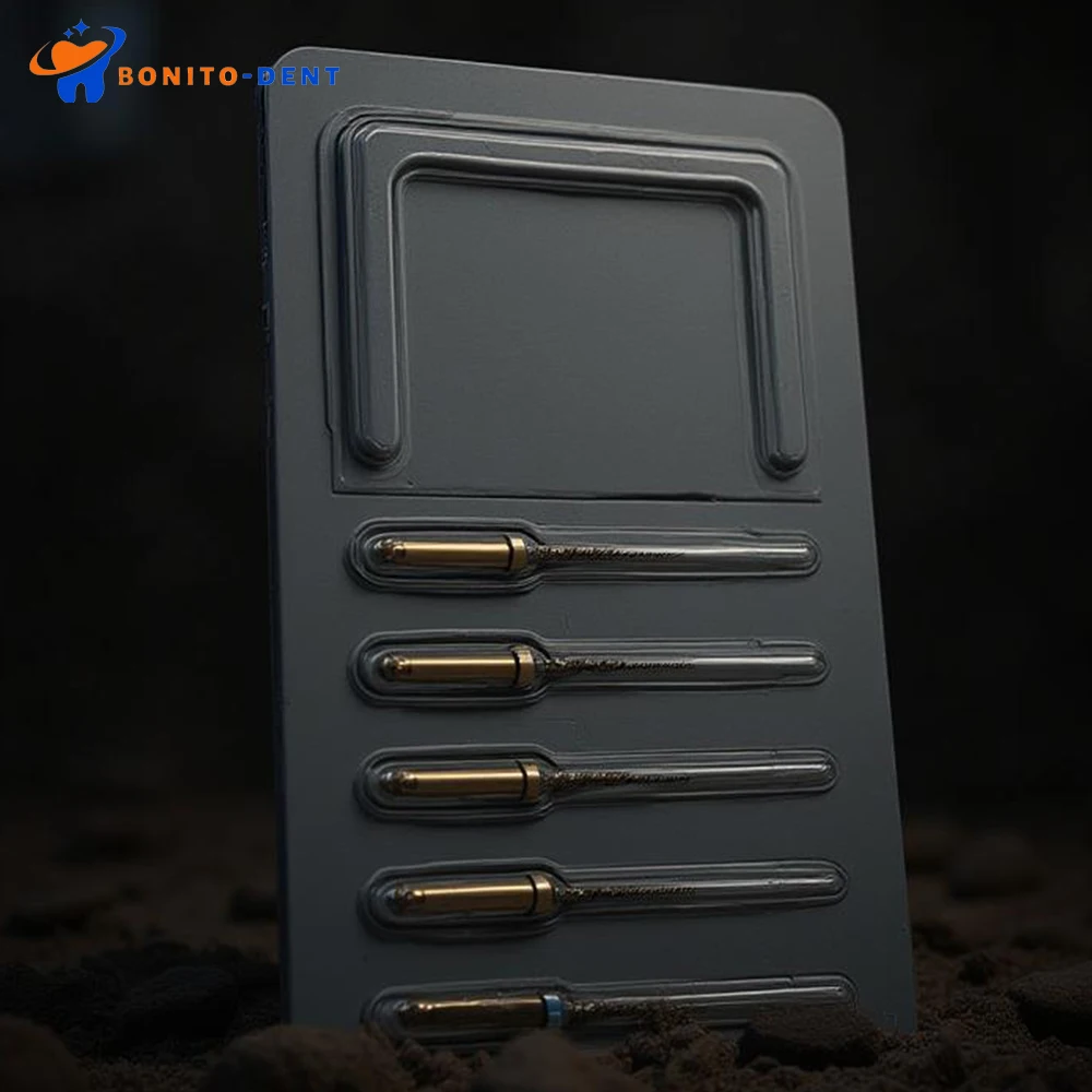 Bonito Dental SX-F3 NITI pro ملفات ذهبية مستدقة اللبية لقناة الجذر 21 مم/25 مم/31 مم متوافقة مع محرك Endo الدوار 1 Pack