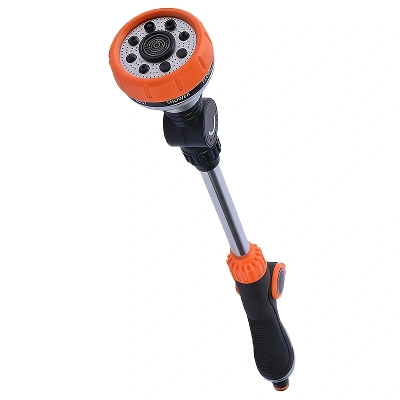 

1pc Adjustable Garden Water Gun - High Pressure Sprinkler for Car Wash, Cleaning, and Lawn Watering!