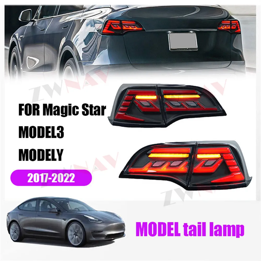 LED Car Headlight For Tesa- Model 3 Model Y 2017 2018 2019 2020 2021 2022 High Bemp Quality Retrofit Assemby Auto Night Lamp