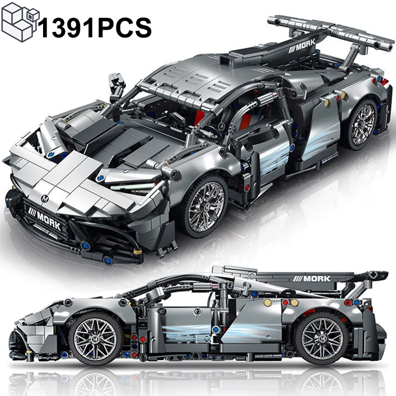 

1391PCS Technical AMG ONE Super Speed Sports Car Building Blocks Hypercar Racing Vehicle Assemble Bricks Toys Gifts For Boys