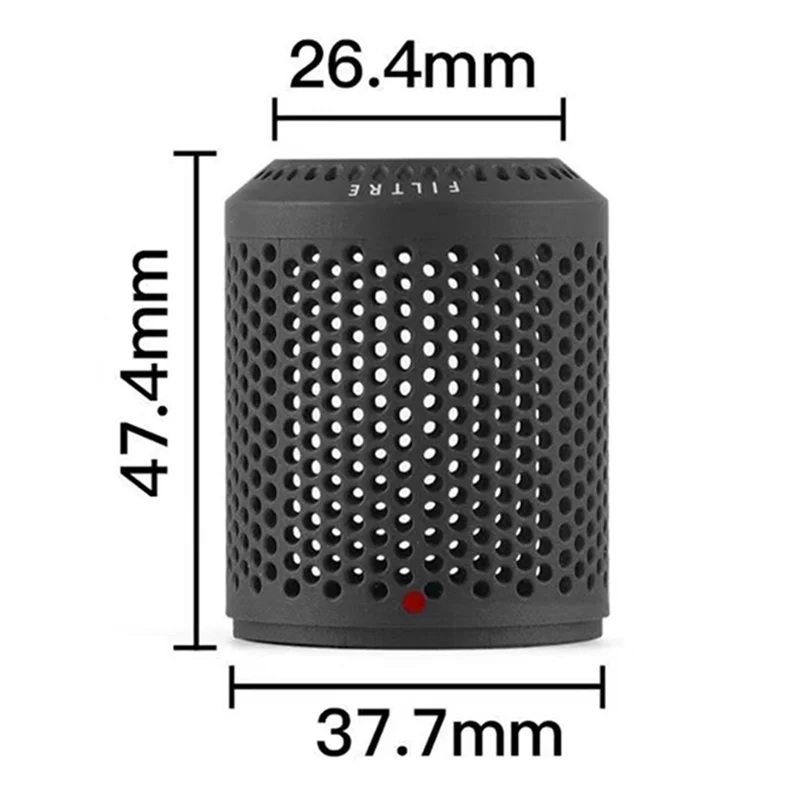 Tampa do filtro exterior para Dyson cabelo secador, Dustproof filtro, Cleaner Acessórios E, HD01, HD03, HD08, Filtro Net Parte