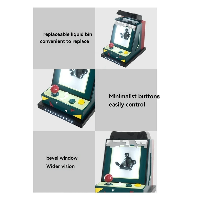 مصباح إيقاع الموسيقى من Ferrofluid، مكبرات صوت سطح المكتب لاقط السوائل المغناطيسية، مصباح عرض بصري رفيق وليس مكبر صوت