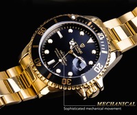 Tevise Luxury Mens Automatic Mechanical Watch Golden Calendar Luminous Waterproof Stainless Steel Business Style