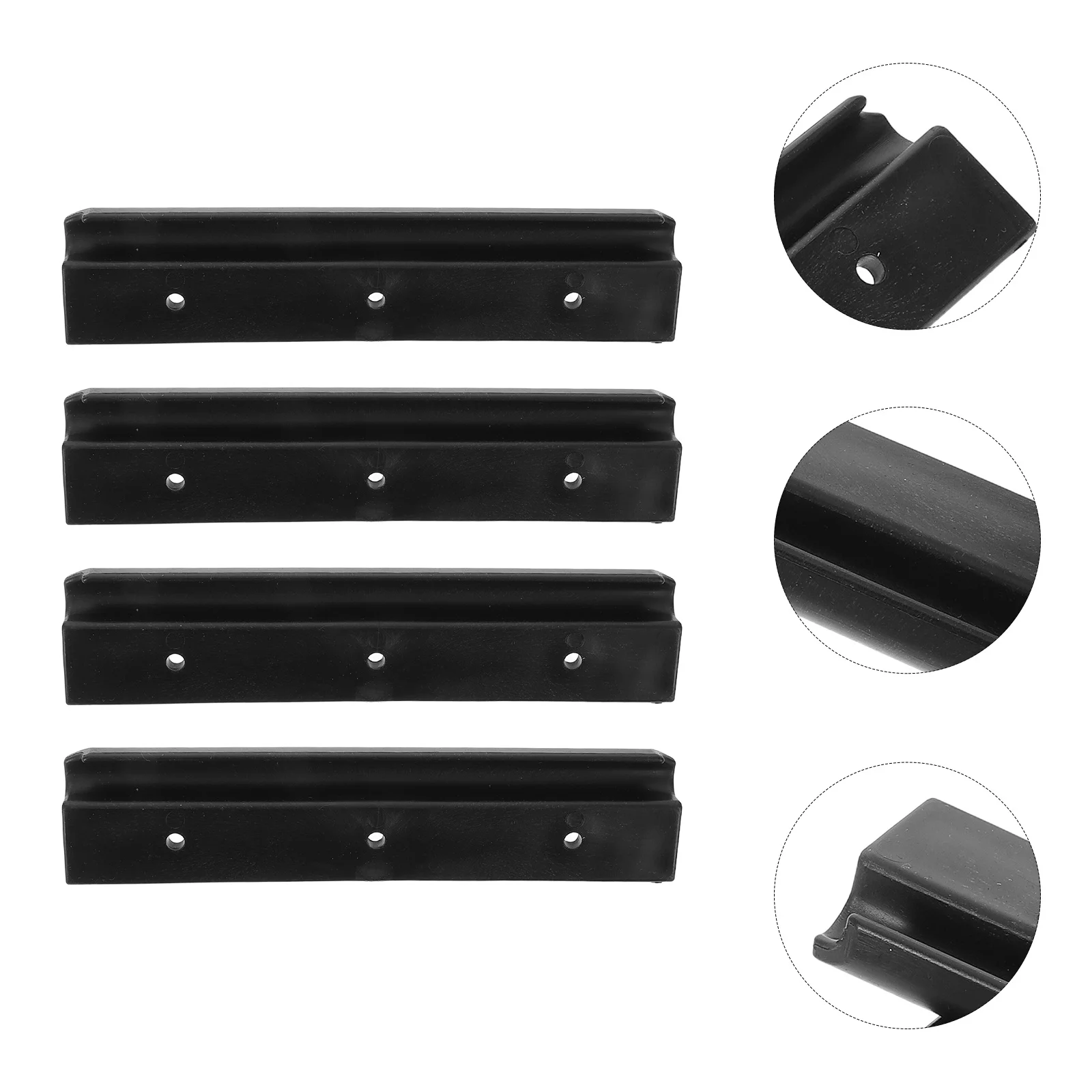 4 قطعة مقعد قارب قابل للنفخ مقاطع البلاستيك كاياك هوك بين قوسين حامل مقعد متحرك لزورق الصيد الترفيه الرياضات المائية #1