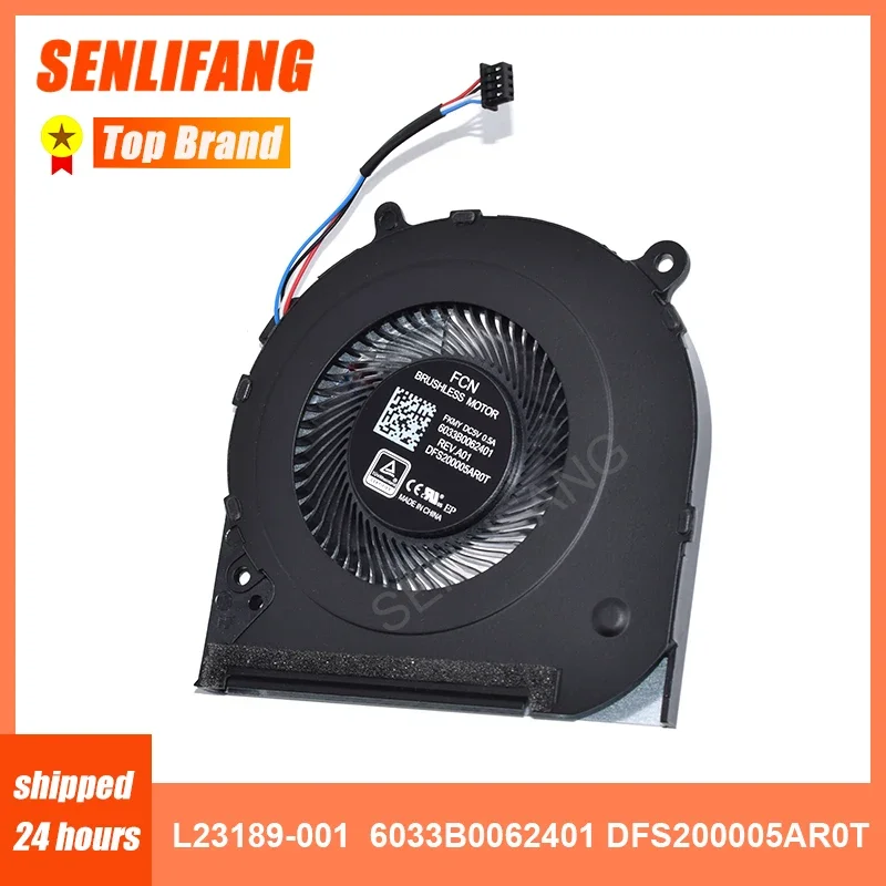 

Well Tested CPU Cooler Fan L23189-001 6033B0062401 DFS200005AR0T For HP 14-CF 14-CK 14-CM 240 246 G7 240G7 246G7 14S-DP