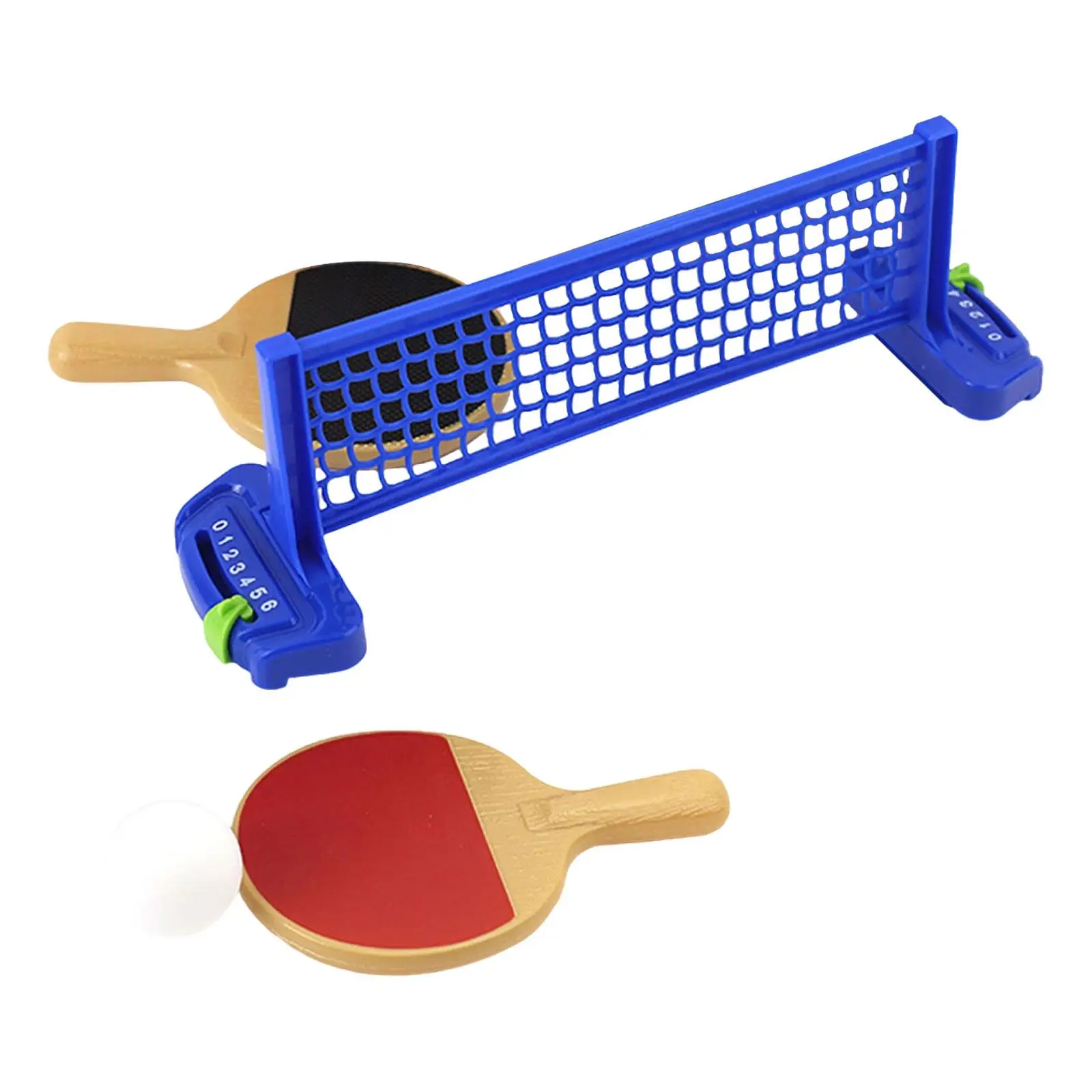 

Mini Table Tennis Game Easy Assembly Indoor Activity Kids Sport Toys Party Games Tabletop Ball Game for Kids Ages 3+ Present