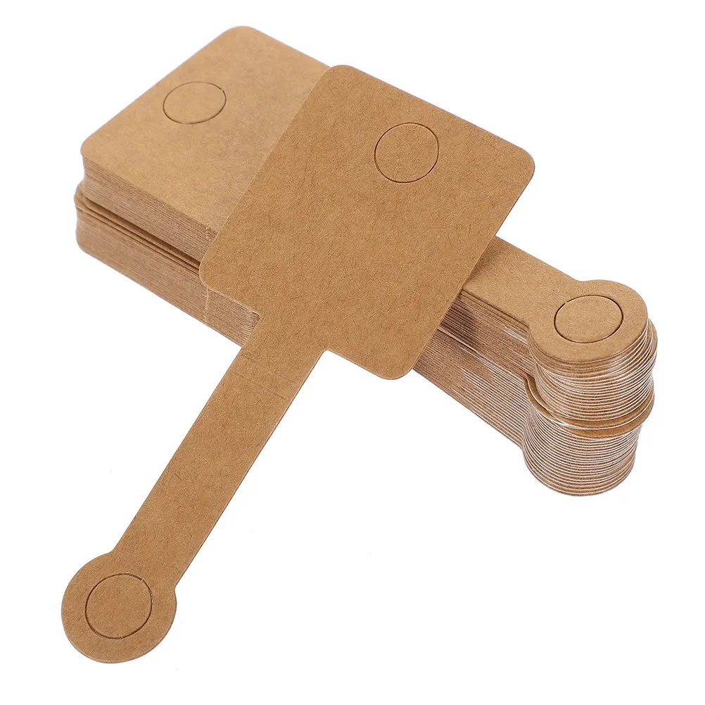 

50Pcs Jewelry Display Cards Necklace Folding Cards for DIY Necklaces Bracelets Earrings Small Business Packaging Supplies