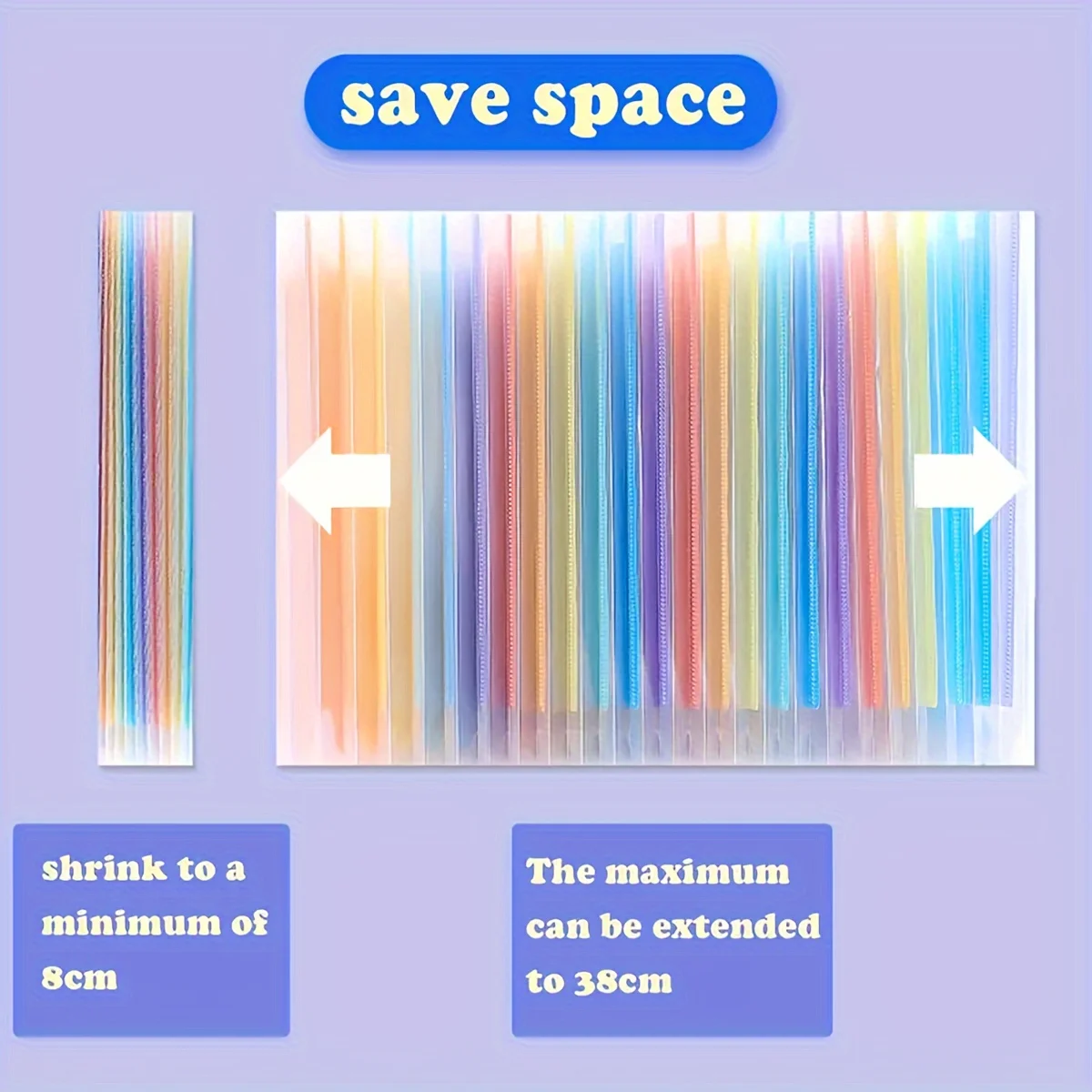 1 PC Rainbow นักเรียนกระเป๋า,13 ชั้น A4 ขนาดใหญ่ความจุโปร่งใสขยายแฟ้มโฟลเดอร์, สามารถเก็บกระดาษ 2000 แผ่น,S
