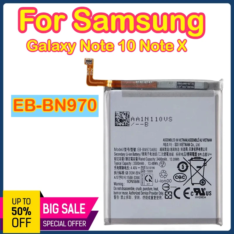 

EB-BN970ABU Genuine Replacement Battery For Samsung Galaxy Note 10 Note X Batteria